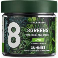 8GREENS Daily Greens Gummies Apple 50 Vegan Gummies
