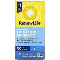 Renew Life Ultimate Flora Extra Care Probiotic 50 Billion Live Cultures 90 Vegetarian Capsules 90 pcs