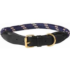 Weatherbeeta Rope Leather Dog Collar Colour