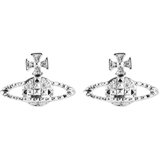 Earrings Vivienne Westwood Mayfair Bas Relief Earrings - Silver/Transparent
