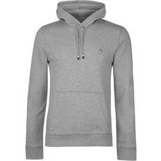 Original Penguin Fleece Popover Hoodie - Grey