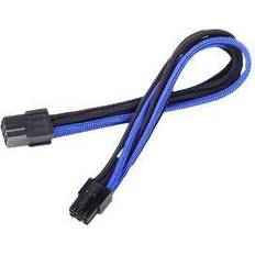 Silverstone Technology SSTPP07IDE6BA 6-pin PCIe to 6-pin PCIe Cable 25 cm-Black Blue