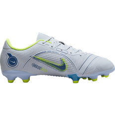 Grey - Women Football Shoes Nike Junior Mercurial Vapor Academy FG/MG Soccer Cleats-10.5k