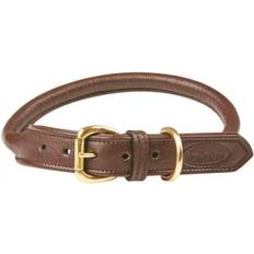 Weatherbeeta Rolled Leather Dog Collar Colour