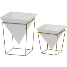 CosmoLiving by Cosmopolitan Contemporary Planter 2-pack