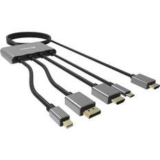 Sandberg HDMI-USB C/DisplayPort/Mini DisplayPort/HDMI/HDMI Micro M-F 2m