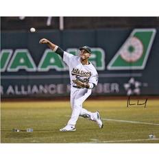 Fanatics Oakland Athletics Ramon Laureano Autographed Throwing Photograph