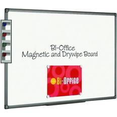 Green Whiteboards Bi-Office Aluminium Finish Magnetic Whiteboard 1200x900mm