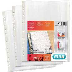 ELBA Expanding Punched Pocket Clr BX46819