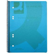 Q-CONNECT Spiral Bound Polypropylene Notebook 160pp A5 Pk5- KF10034