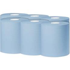 Blue Plotter Paper 2Work 1-Ply Centrefeed Roll 300m Blue (6 Pack)