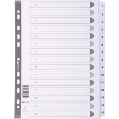 Exacompta Guildhall Mylar Index 1-15 A4 White