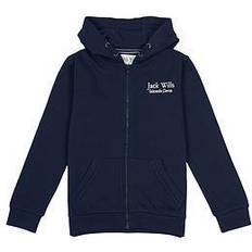 Jack Wills Boys Script Zip Through Hoodie