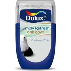 Dulux Simply Refresh One Coat Tester Paint Cornflower White 30ML