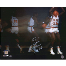 Fanatics New York Knicks Earl Monroe Autographed Exposure Photograph with The Pearl Inscription