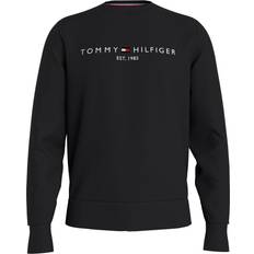 Tommy Hilfiger Logo Fleece Sweatshirt - Black