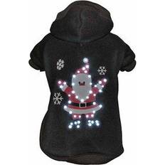 Petlife LED Juggling Santa Sweater Costume SM