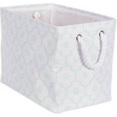 Contemporary Home Living Bone Dry Paw Lattice Print Dog Bin