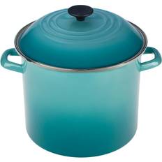 Le Creuset Caribbean Carbon Steel with lid 9.46 L 26.67 cm