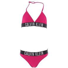 Calvin Klein Girl's Intense Power Triangle Bikini Set - Royal Pink (KY0KY00009)