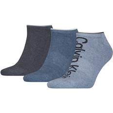 Calvin Klein Blue - Men Socks Calvin Klein Athletic Ankle Socks 3-pack Men - Blue