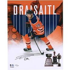 Fanatics Leon Draisaitl Edmonton Oilers Autographed 2020 Hart & Art Ross Stylized Photograph 129 of a Limited