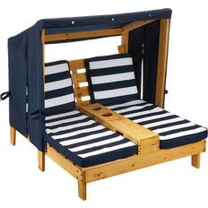 Natural Sun Beds Garden & Outdoor Furniture Kidkraft Double Chaise Lounge