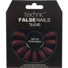 Technic Stiletto Nails Bordeaux 24-pack