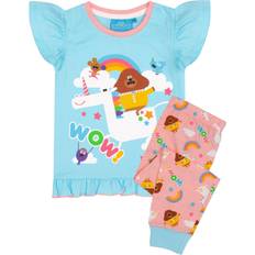 Hey Duggee Girls WOW! Long Pyjama Set (18-24 Months) (Blue/Pink/White)