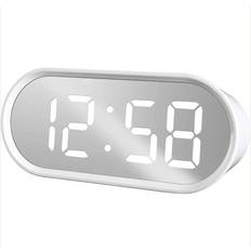 White Table Clocks Cuscino Alarm Table Clock