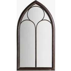 Linighan Outdoor Noir Wall Mirror