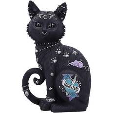 Black Figurines Nemesis Now Nine Lives Cat Figurine 22cm