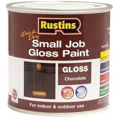 Small Job Gloss Paint Chocolate 250ml Rustins