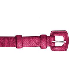 Eastern Counties Leather Womens/Ladies Faux Snake Print Belt (12) (Fuchsia)