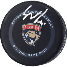Fanatics Florida Panthers Spencer Knight Autographed Official Game Puck Model 2021
