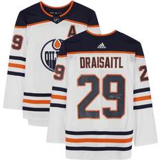 Fanatics Edmonton Oilers Leon Draisaitl Autographed White Adidas Authentic Jersey