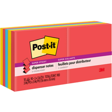 Post-it R330-10SSAN Pop-Up Notes, 3 x 3, Electric Glow, 10 90-Sheet Pads/Pack