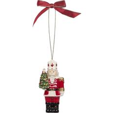 Spode Nutcracker with Tree Christmas Tree Ornament 12.7cm