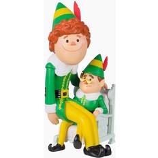 Hällmark Elf Papa Elf and Buddy The Elf Christmas Tree Ornament 9.5cm