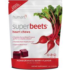 HumanN SuperBeets Heart Chews Pomegranate Berry Flavor 60 pcs