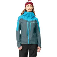 Norrona Women's Walking and Mountaineering Clothing Falketind Gore-Tex Paclite Jacket W's Aquarius/North Atlantic for Women, in Softshell