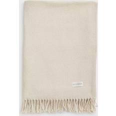 SFERRA Celine Throw Blankets Beige, Grey, Green, Orange (180.34x129.54cm)