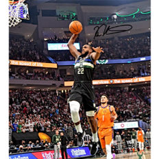 Fanatics Milwaukee Bucks Khris Middleton 22. Autographed 16" x 20" 2021 NBA Finals Champion Photograph