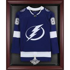 Fanatics Tampa Bay Lightning 2021 Stanley Cup Champions Mahogany Framed Jersey Display Case