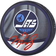 Fanatics Winnipeg Jets Autographed Reverse Retro Logo Hockey Puck Mark Scheifele