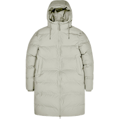 Rains Long Puffer Jacket - Cement