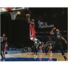 Fanatics New Orleans Pelicans Zion Williamson Autographed Going Up vs. New York Knicks Photograph