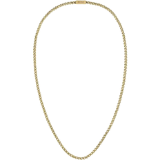 Gold Plated Necklaces HUGO BOSS Curb Chain Necklace - Gold