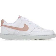 Nike Women Shoes Nike Court Vision Low Next Nature W - White/Pink Oxford