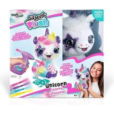 Toys Canal Toys Unicorn to Customise Airbrush Plush Spray Art with Felt Tip Pens & Stencils